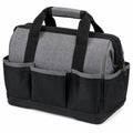 Große Werkzeugtasche mit Mehreren Fächern Schwarz/Grau