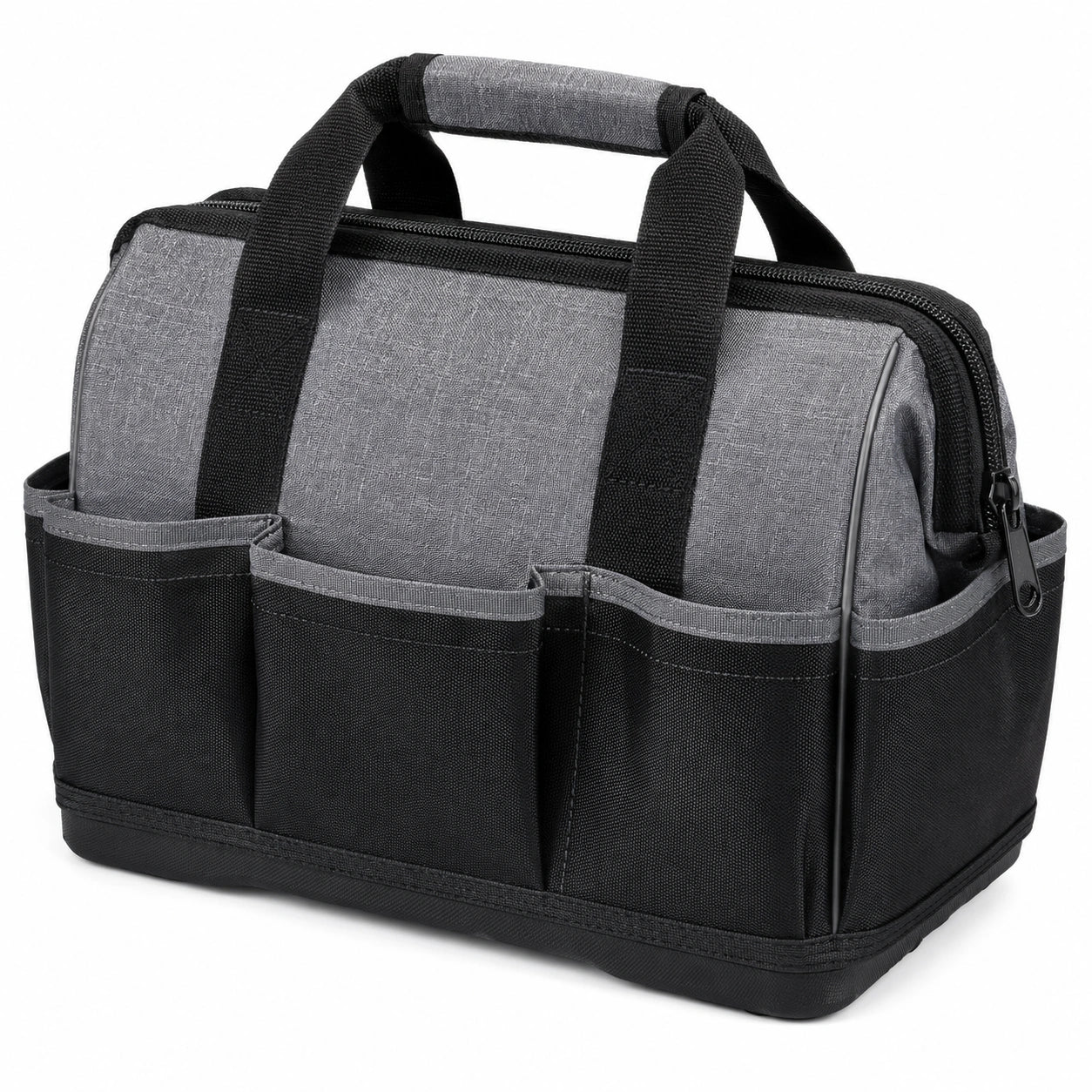 Große Werkzeugtasche mit Mehreren Fächern Schwarz/Grau