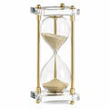 Dekorative Sanduhr mit Goldfarbenem Sand, 30 Minuten