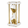 Elegante Sanduhr mit Gold und Marmor-Design